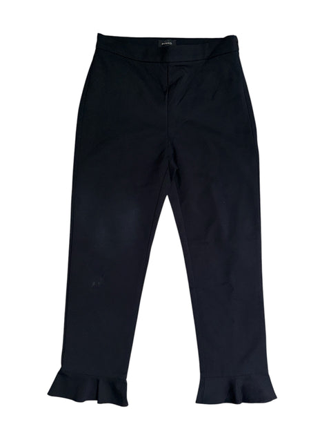 Pinko Black Ruffled Capris