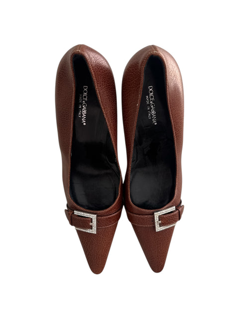 Dolce & Gabbana Brown Pointy Heels