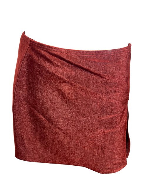 Pimkie Burgundy Strass Mini Skirt