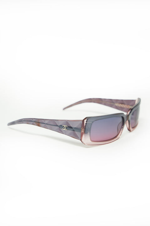 Chanel Purple Sunglasses