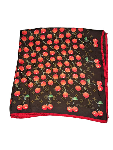 Louis Vuitton Red Cherry Scarf