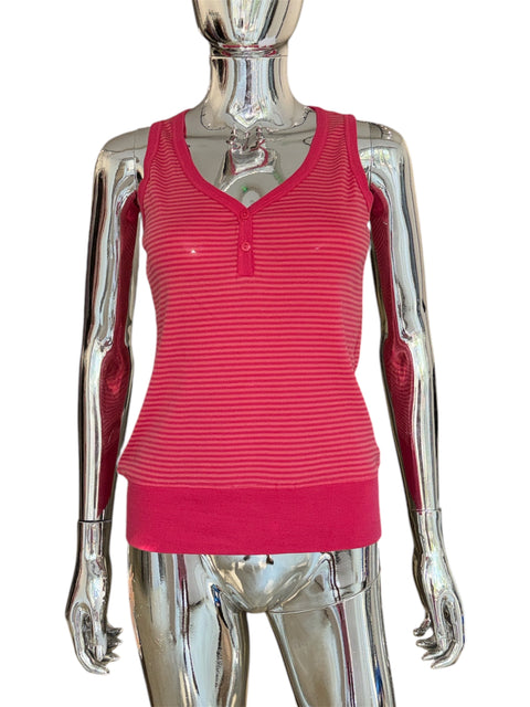 Kiska Bright Pink Striped Top