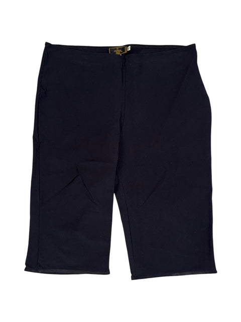 Fendi Mare Black Cycling Shorts