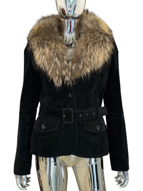 Specchio Woman Real Leather & Fur Jacket