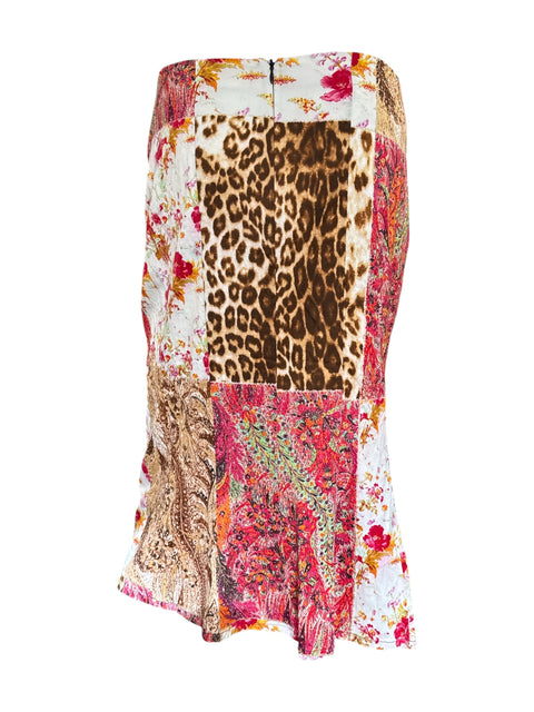 Roberto Cavalli Red Patchwork Set