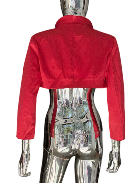 Rinascimento Red Satin Effect Boléro