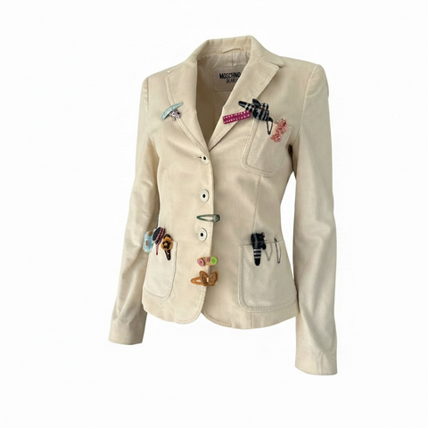 Moschino Jeans Hair Clips Blazer