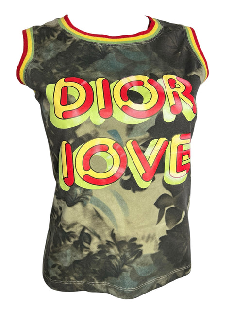 Christian Dior F/W 2003 Rasta Tank Top