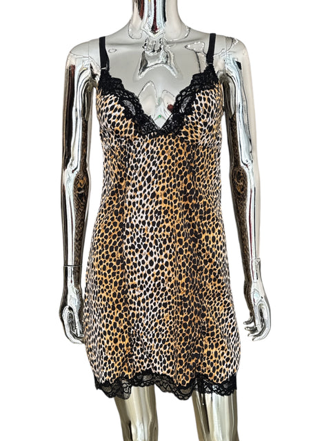 D&G Leopard & Lace Slip