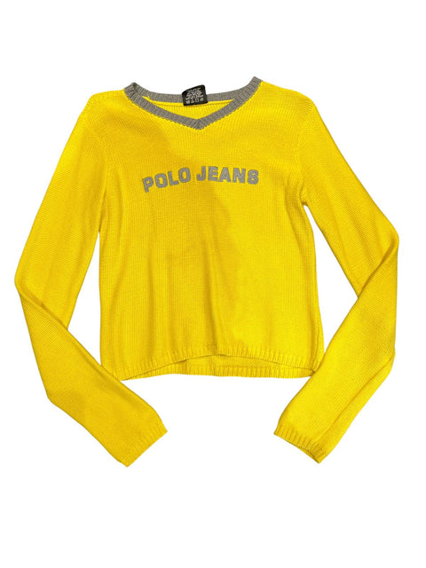 Ralph Lauren Yellow Knit Polo
