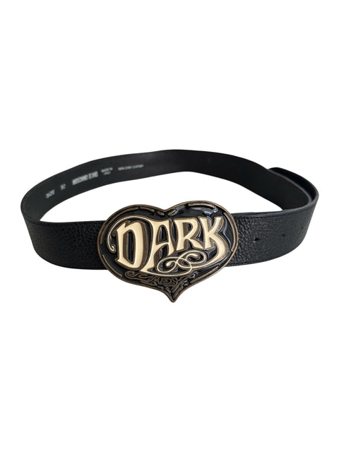 Moschino Jeans « Dark » Buckle Belt