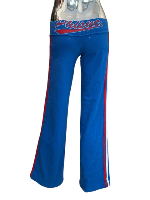 Vintage Phisyc Blue And Red Yoga Pant