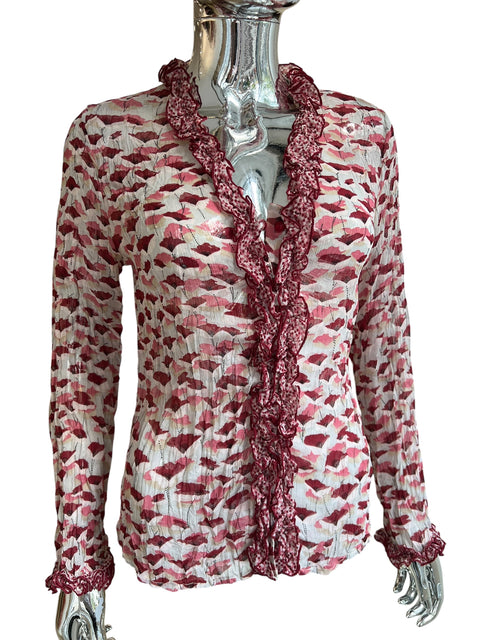 Projet Red Pink Silk Shirt