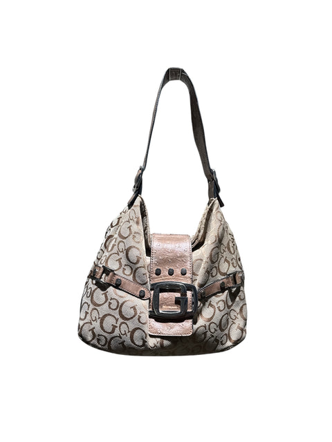 Guess Beige Monogram Bag