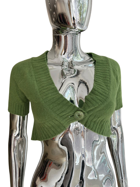 Liu Jo Green Angora Knit Boléro