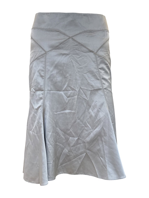 Just Cavalli Satin Beige Midiskirt