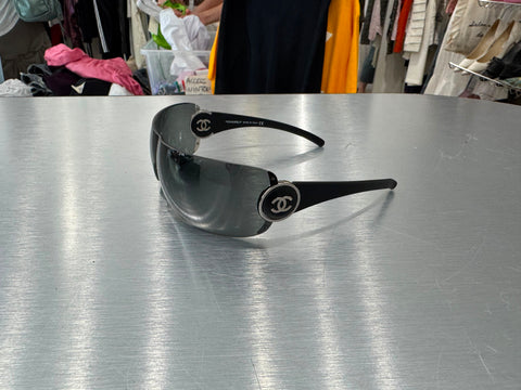Chanel Sunglasses Black Mask