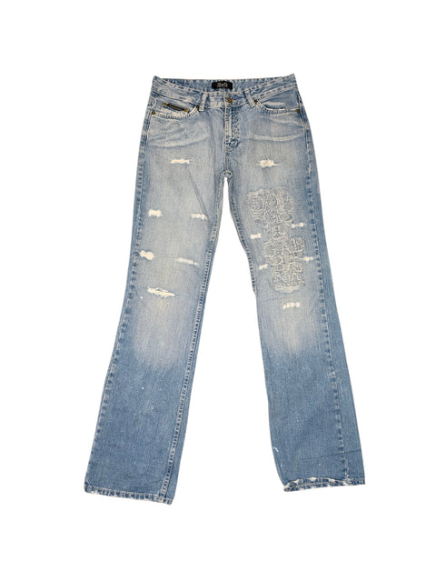 Dolce & Gabbana Light Blue Distressed Jeans