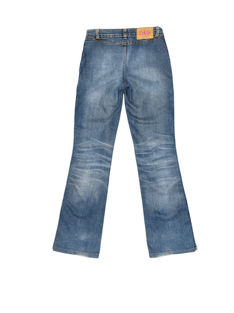 Dolce & Gabbana Vintage Flare Buttons Jeans