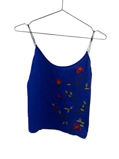 Dolce&Gabbana Blue Flower Tank Top