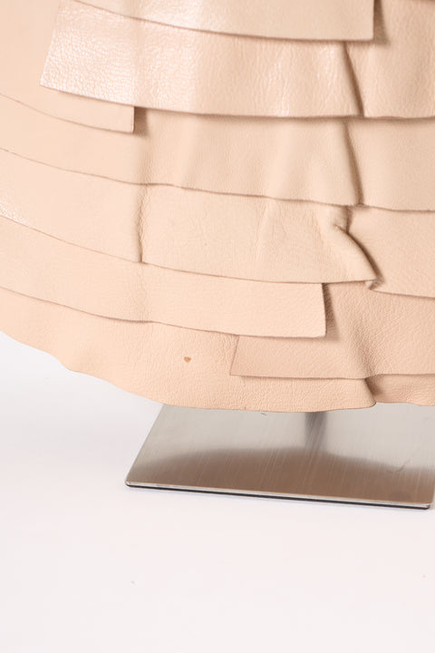 YSL Saint Tropez Pink Calfskin Leather Shoulder Bag