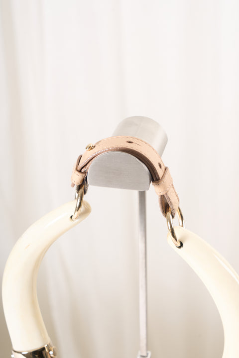 YSL Saint Tropez Pink Calfskin Leather Shoulder Bag