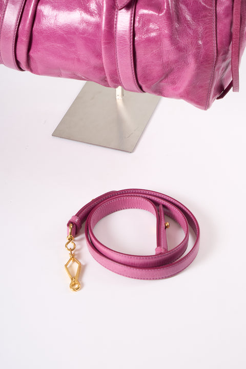 Miu Miu Vitello Pink Calfskin Leather Bag