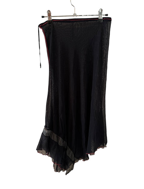 Cop copine Black Mesh Skirt