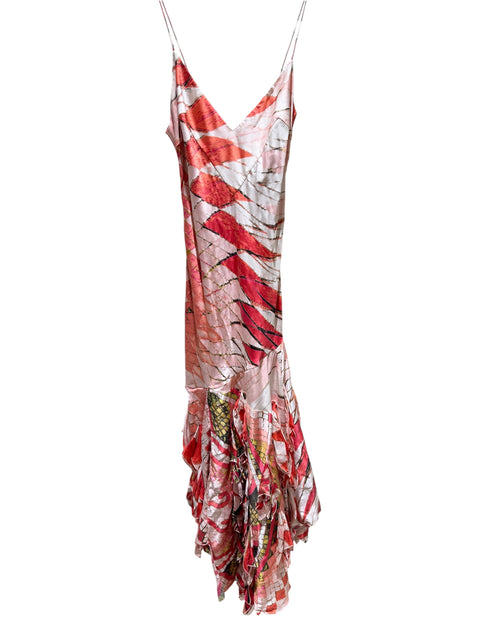 Roberto Cavalli SS 2004 Silk Long Dress