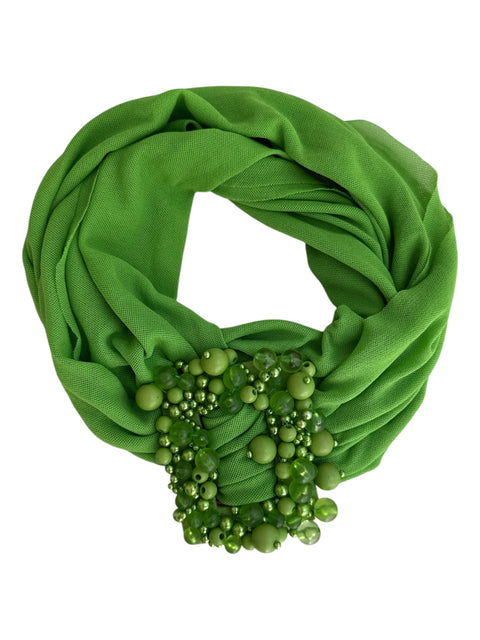 Byblos Green Beads Mesh Belt