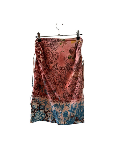 Pleins Sud Jeans Pink Printed Skirt