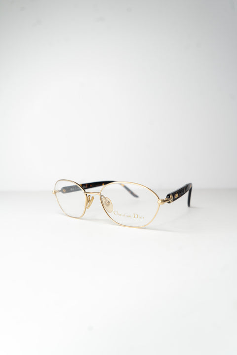 Dior Gold Quilted Glasses