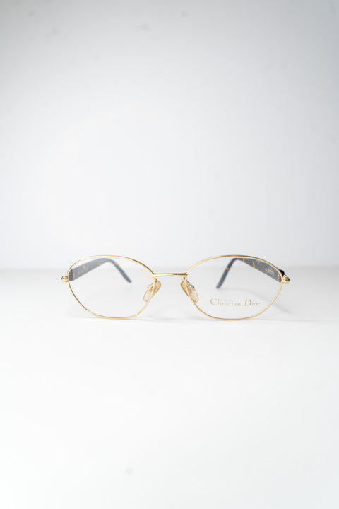 Dior Gold Quilted Glasses