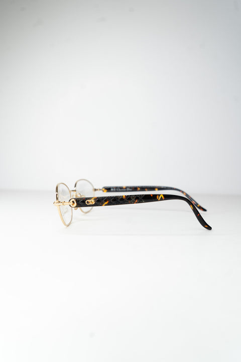 Dior Gold Quilted Glasses