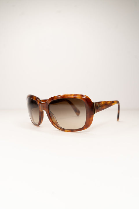 Prada Brown Oversized Sunglasses