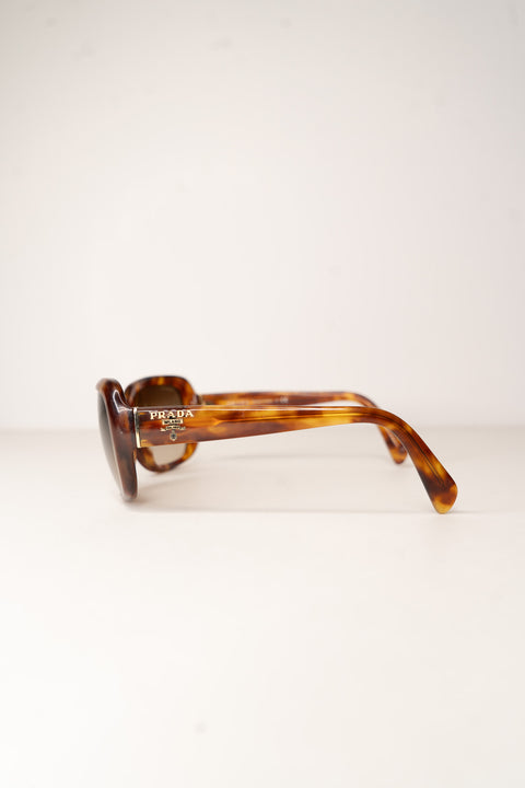 Prada Brown Oversized Sunglasses