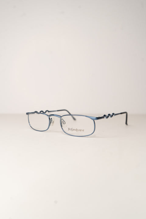 YSL Wavy Blue Glasses