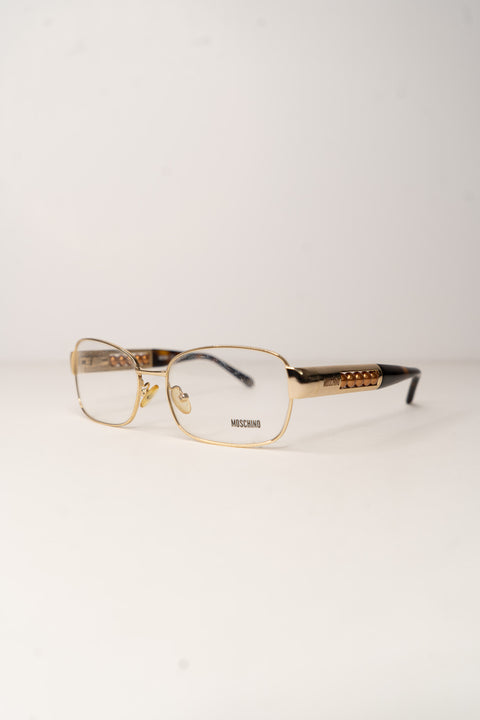 Moschino Gold Glasses