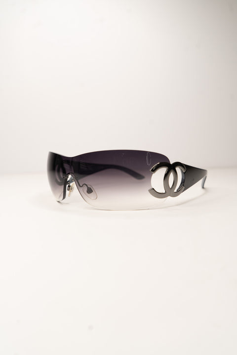 Chanel Black Mask Sunglasses