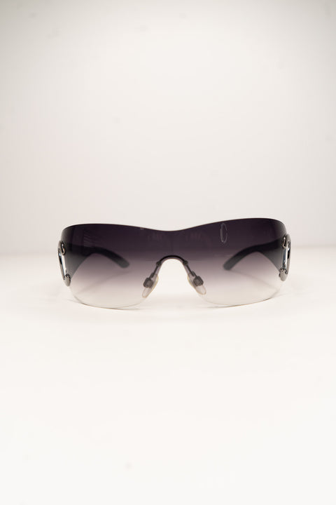Chanel Black Mask Sunglasses