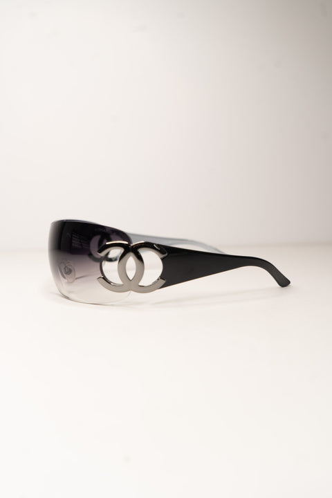 Chanel Black Mask Sunglasses