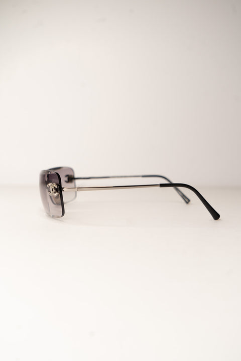 Chanel Black Transparent Sunglasses