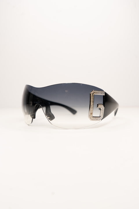 D&G Oversized Rhinestones Sunglasses