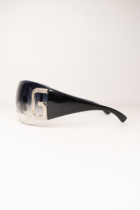 D&G Oversized Rhinestones Sunglasses