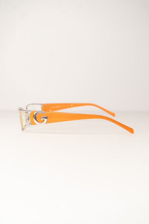 D&G Orange Silver Glasses