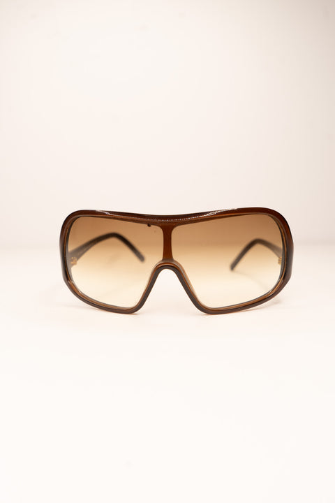 D&G Brown Mask Sunglasses