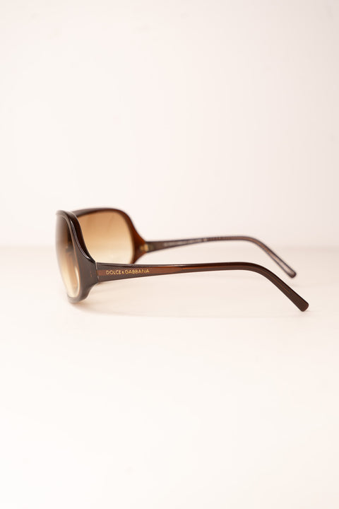 D&G Brown Mask Sunglasses