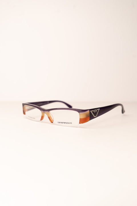 Emporio Armani Purple Glasses