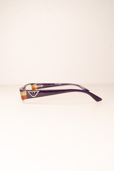 Emporio Armani Purple Glasses