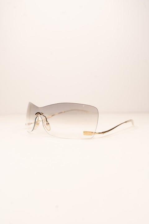 Fendi Transparent Golden Glasses